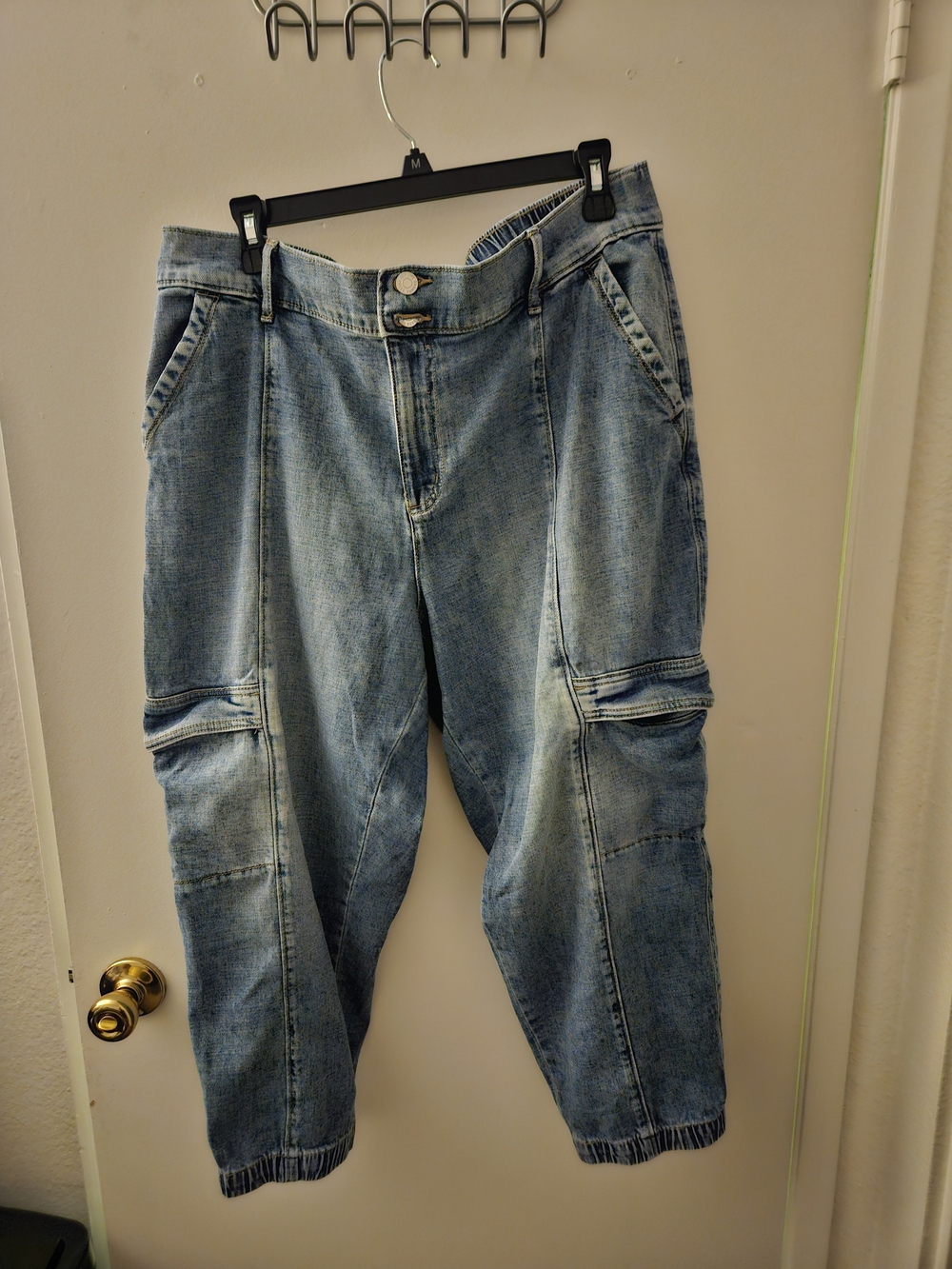 Sonoma Light Blue Boyfriend Cargo Jeans